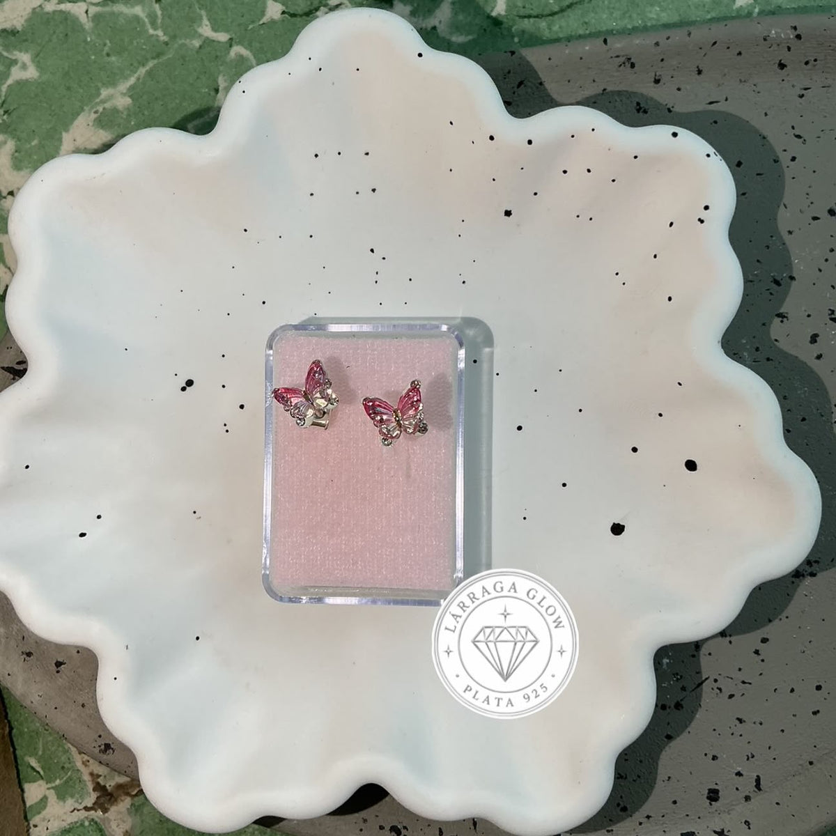 Aretes mariposa