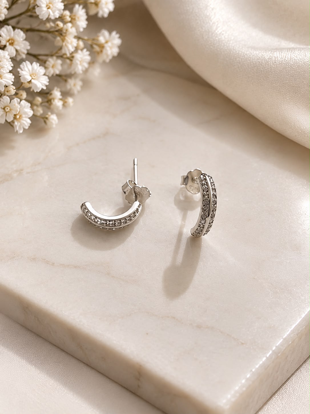 Argollas con zirconias